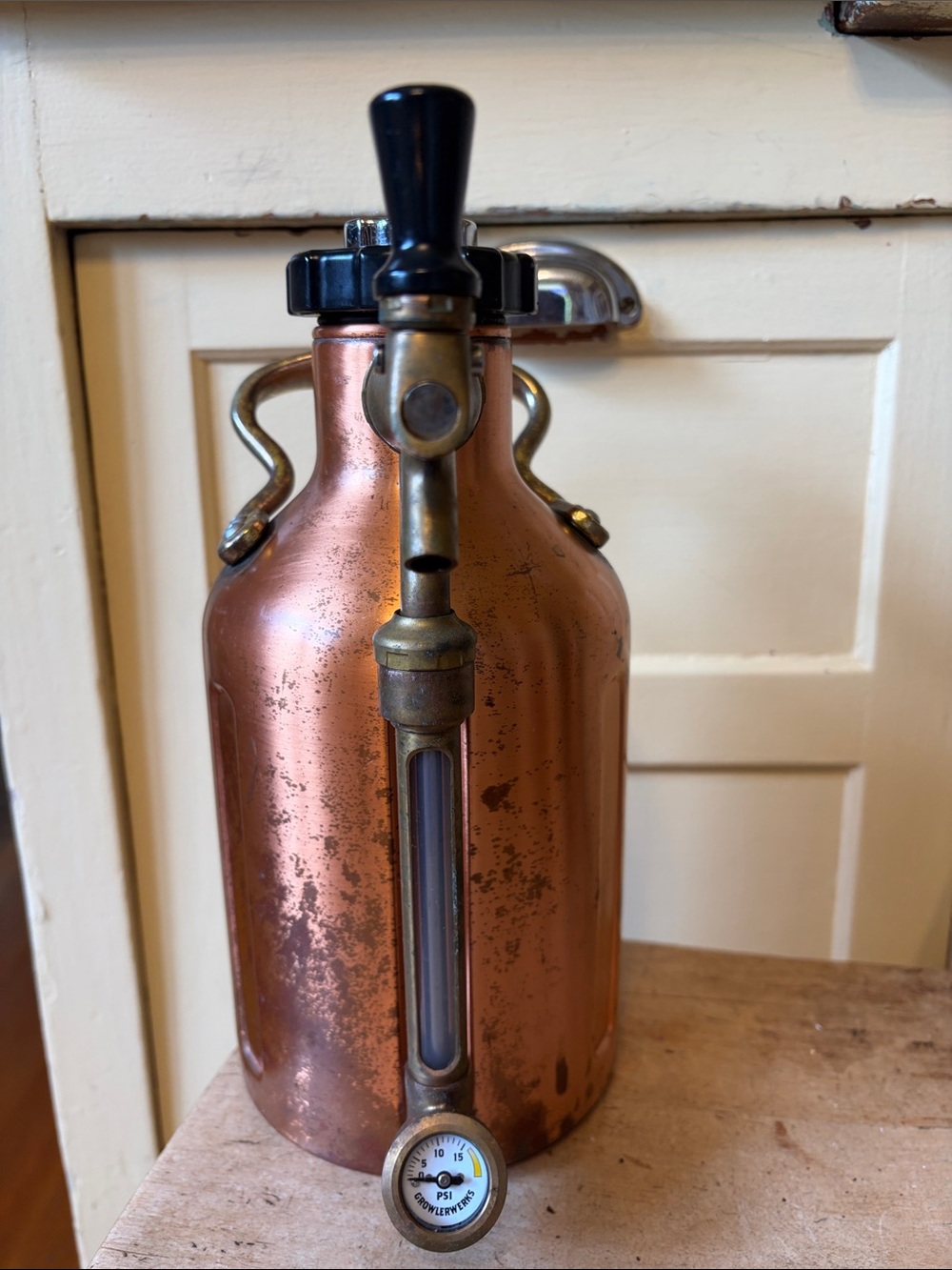 GrowlerWerks uKeg Pressurized Copper Growler